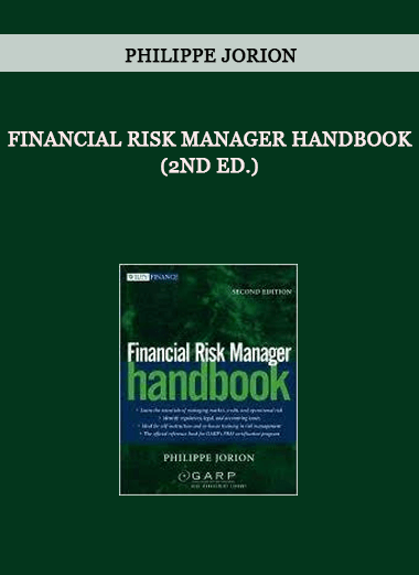 Financial Risk Manager Handbook (2nd Ed.) by Philippe Jorion of https://crabaca.store/
