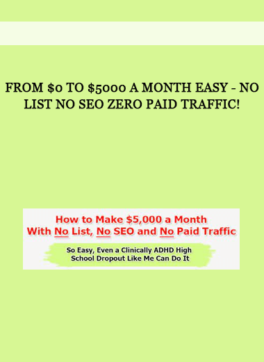 From $0 to $5000 a Month EASY - No List No SEO ZERO Paid Traffic! of https://crabaca.store/