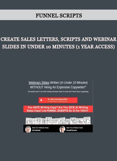 Funnel Scripts - Create Sales letters