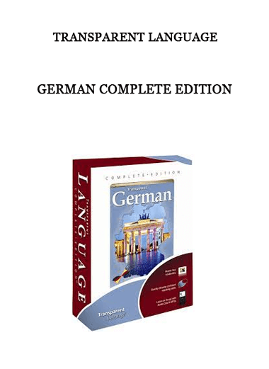 German Complete Edition from Transparent Language of https://crabaca.store/