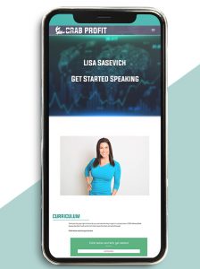 Get Started Speaking by Lisa Sasevich of https://crabaca.store/