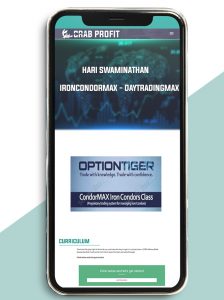 HARI SWAMINATHAN - IRONCONDORMAX - DAYTRADINGMAX of https://crabaca.store/