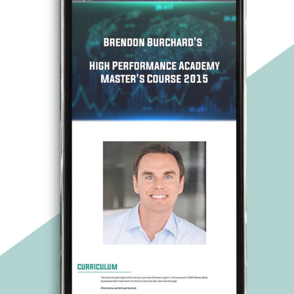 High Performance Academy Master's Course 2015 from Brendon Burchard's of https://crabaca.store/