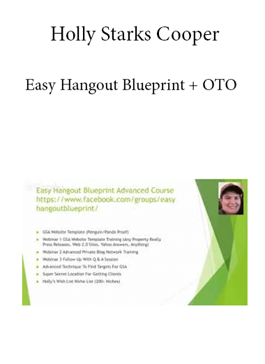 Holly Starks Cooper - Easy Hangout Blueprint + OTO of https://crabaca.store/