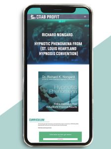 Hypnotic Phenomena from Richard Nongard (St. Louis Heartland Hypnosis Convention) of https://crabaca.store/