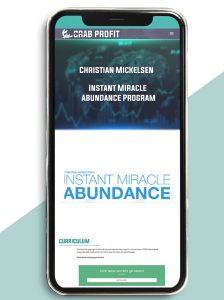 Instant Miracle Abundance Program from Christian Mickelsen of https://crabaca.store/