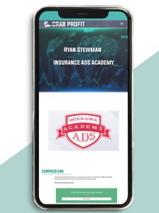 Insurance Ads Academy from Ryan Stewman of https://crabaca.store/