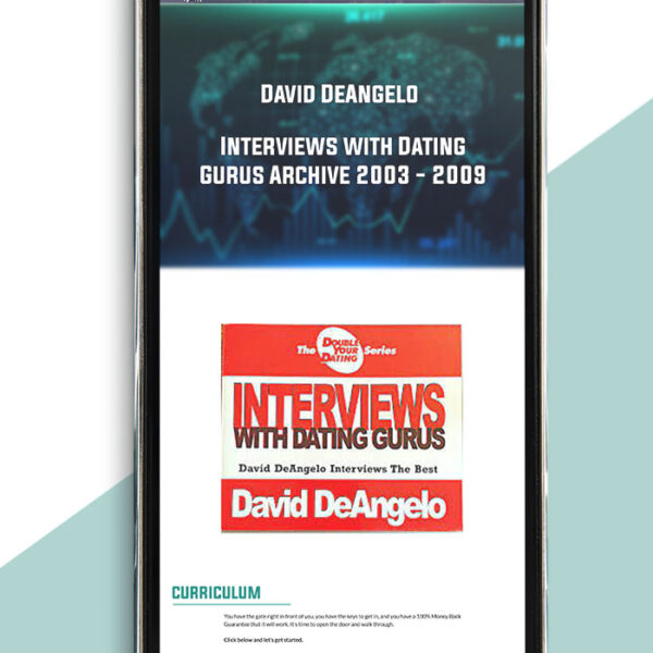 Interviews with Dating Gurus Archive 2003 - 2009 by David DeAngelo of https://crabaca.store/