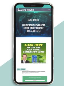 Jack Bosch – Land Profit Generator (Home Study Course) [Real Estate] of https://crabaca.store/
