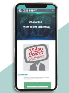 Jake Larsen - Video Power Marketing of https://crabaca.store/