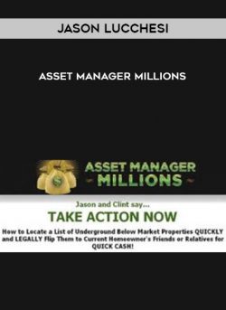 Asset Manager Millions from Jason Lucchesi of https://crabaca.store/