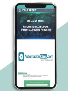 Jermaine Grigg - Automation Clinic Peak Potential Profits Program of https://crabaca.store/