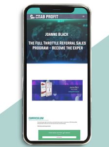 Joanne Black - The Full Throttle Referral Sales Program - Become the Exper of https://crabaca.store/