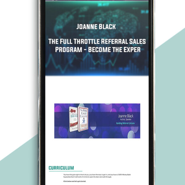 Joanne Black - The Full Throttle Referral Sales Program - Become the Exper of https://crabaca.store/