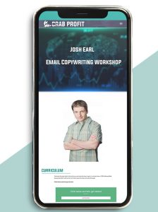 Josh Earl - Email Copywriting Workshop of https://crabaca.store/