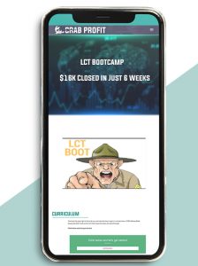 LCT Bootcamp – $16K Closed In Just 6 Weeks of https://crabaca.store/