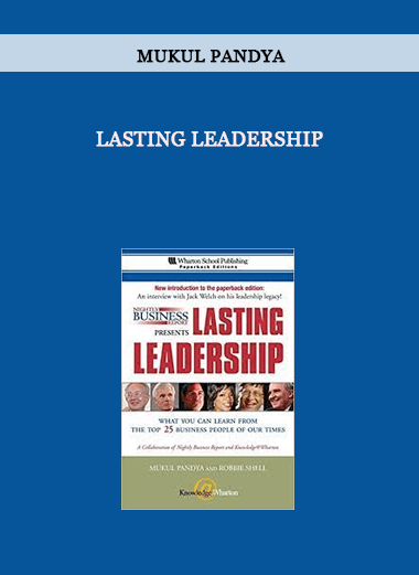 Lasting Leadership by Mukul Pandya of https://crabaca.store/