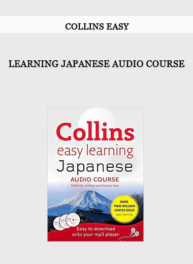 Learning Japanese Audio Course by Collins Easy of https://crabaca.store/