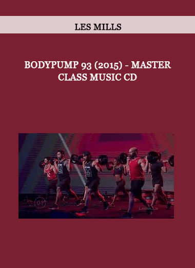 Les Mills - BodyPump 93 (2015) - Master Class Music CD of https://crabaca.store/