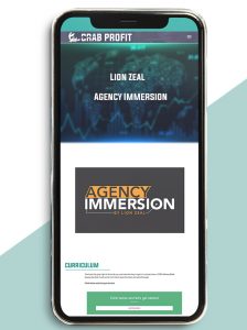 Lion Zeal – Agency Immersion of https://crabaca.store/