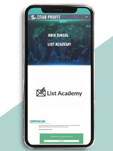 List Academy from Anik Singal of https://crabaca.store/