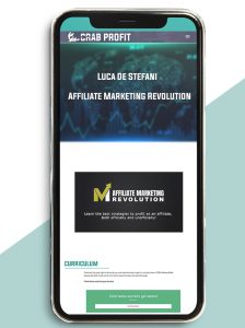 Luca De Stefani – Affiliate Marketing Revolution of https://crabaca.store/