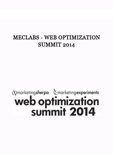 MECLABS - Web Optimization Summit 2014 of https://crabaca.store/