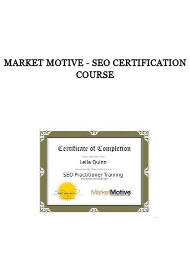 Market Motive - SEO Certification Course of https://crabaca.store/