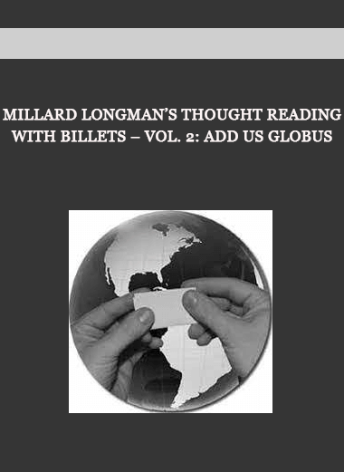 Millard Longman's Thought Reading With Billets - Vol. 2: Add us Globus of https://crabaca.store/