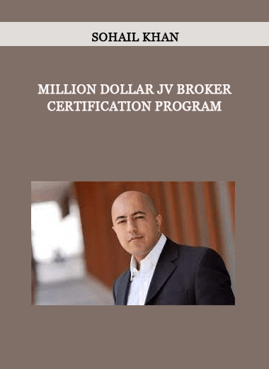 Million Dollar JV Broker Certification Program - Sohail Khan of https://crabaca.store/