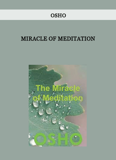Miracle of Meditation by Osho of https://crabaca.store/