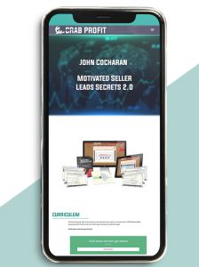 Motivated Seller Leads Secrets 2.0 from John Cocharan of https://crabaca.store/