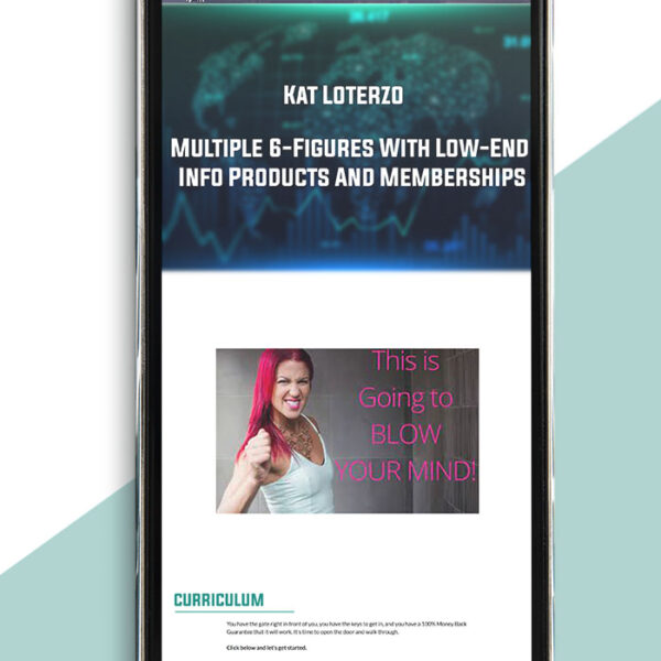 Multiple 6-Figures With Low-End Info Products And Memberships from Kat Loterzo of https://crabaca.store/