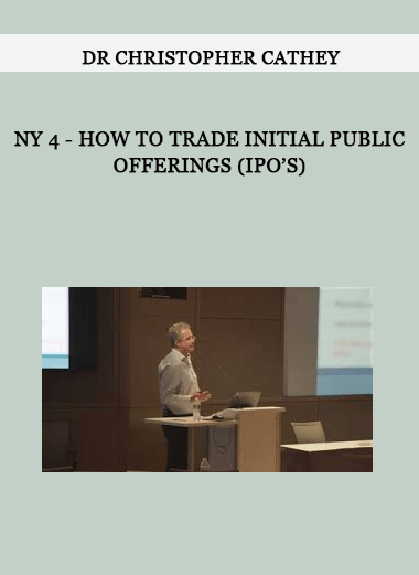 NY 4 - How to Trade Initial Public Offerings (IPO’s) by Dr Christopher Cathey of https://crabaca.store/