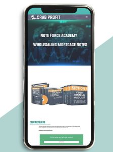 Note Force Academy – Wholesaling Mortgage Notes of https://crabaca.store/