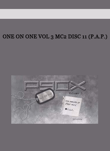 One on One Vol 3 MC2 Disc 11 (P.A.P.) of https://crabaca.store/