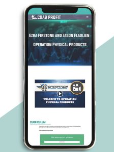 Operation Physical Products from Ezra Firstone and Jason Fladlien of https://crabaca.store/