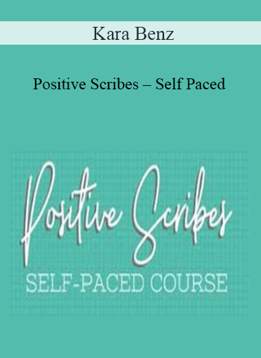Positive Scribes - Self Paced by Kara Benz of https://crabaca.store/