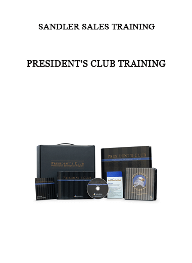 President's Club Training from Sandler Sales Training of https://crabaca.store/