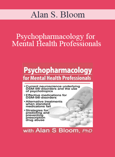 Psychopharmacology for Mental Health Professionals from Alan S. Bloom of https://crabaca.store/