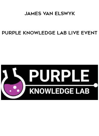 Purple Knowledge Lab Live Event by James Van Elswyk of https://crabaca.store/