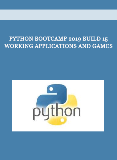 Python Bootcamp 2019 Build 15 working Applications and Games of https://crabaca.store/