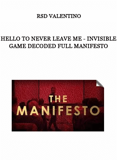 RSD Valentino - Hello To Never Leave me - Invisible Game Decoded Full Manifesto of https://crabaca.store/