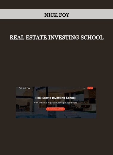 Real Estate Investing School by Nick Foy of https://crabaca.store/