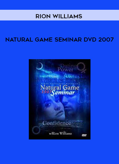 Rion Williams - Natural Game Seminar DVD 2007 of https://crabaca.store/