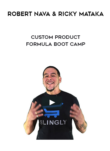 Robert Nava & Ricky Mataka – Custom Product Formula Boot Camp of https://crabaca.store/