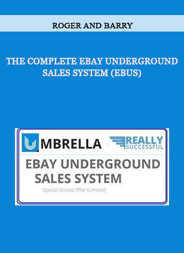 Roger and Barry – The Complete eBay Underground Sales System (eBUS) of https://crabaca.store/