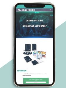 Sales Desk Espionage™ of https://crabaca.store/