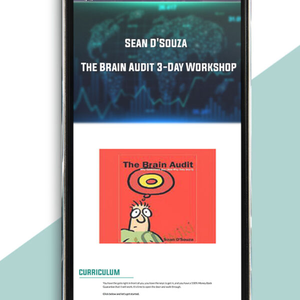 Sean D'Souza - The Brain Audit 3-Day Workshop of https://crabaca.store/