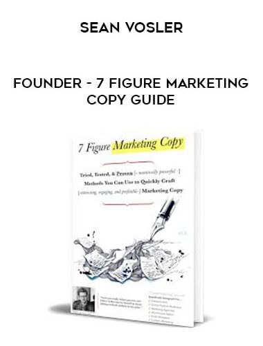 Sean Vosler - Founder - 7 Figure Marketing Copy Guide of https://crabaca.store/